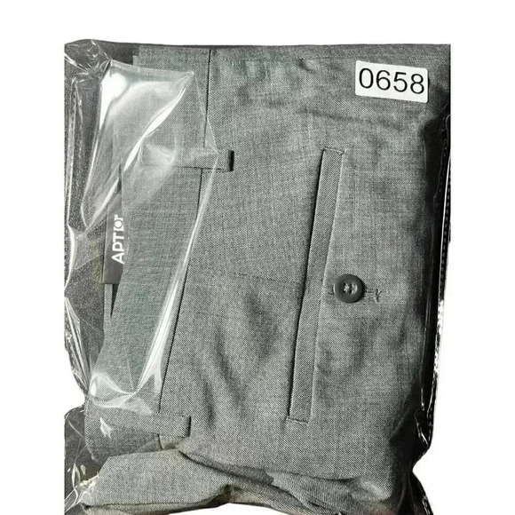 APT. 9 Men’s Sharkskin Dress Pants Light Gray 34/29 Stretch - Picture 6 of 6